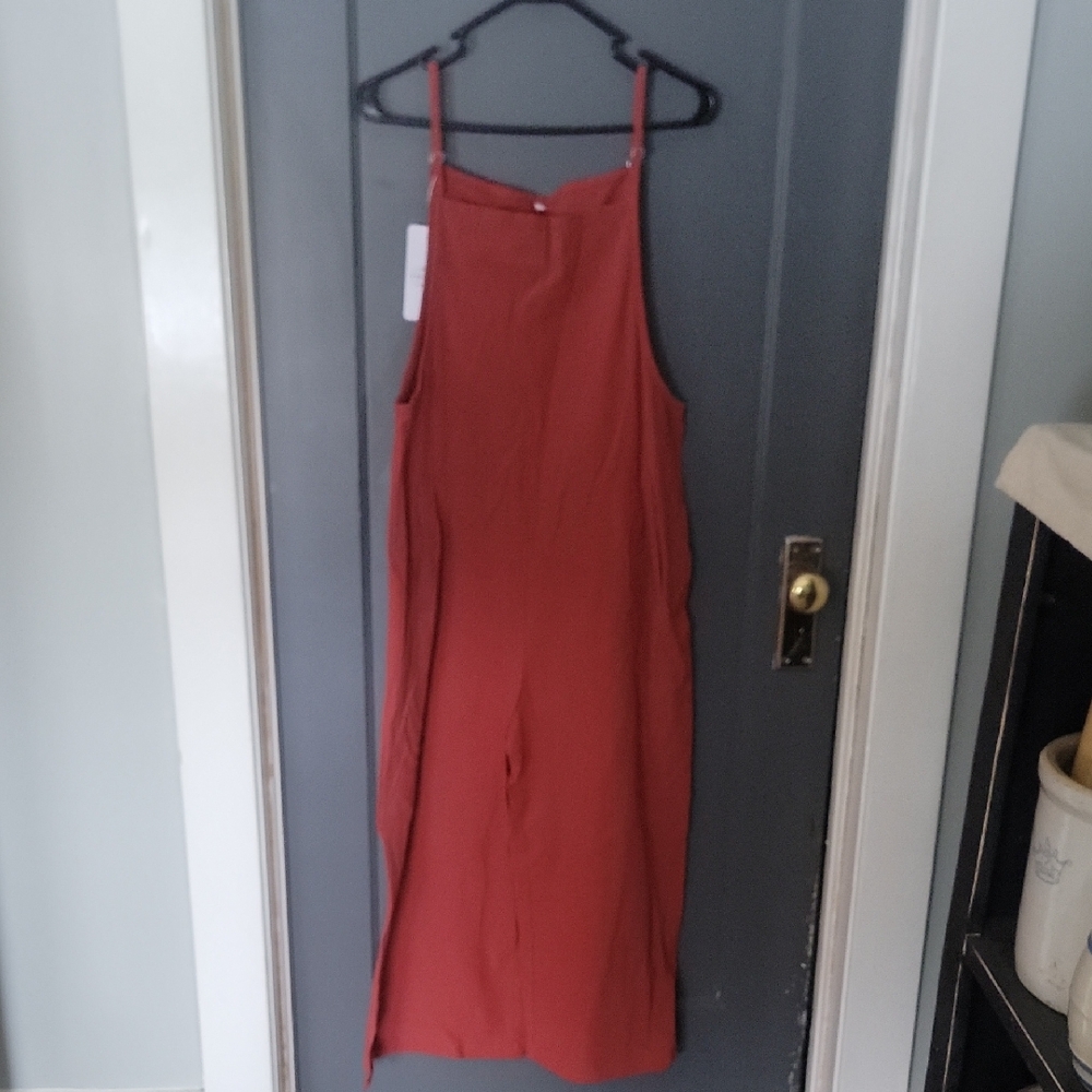 Elegant Rust Jumpsuit